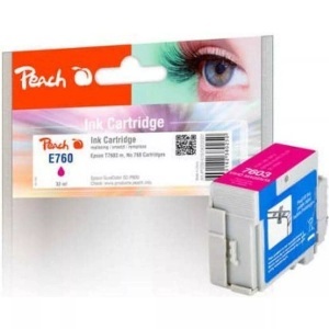 Peach, Peach Tintenpatrone magenta kompatibel zu Epson No. 760, T7603, Peach E760 Druckerpatrone ma ersetzt Epson T7603M, C13T76034010 für z.B. Epson SureColor SCP 600