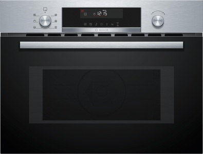 Bosch, Bosch CMA585GS0 Backofen Edelstahl, Bosch Serie 6, Einbau Mikrowelle mit Heißluft, 60 x 45 cm, Edelstahl, CMA585GS0