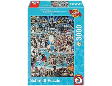 Schmidt Spiele, Puzzle Hollywood XXL, Puzzle Hollywood XXL