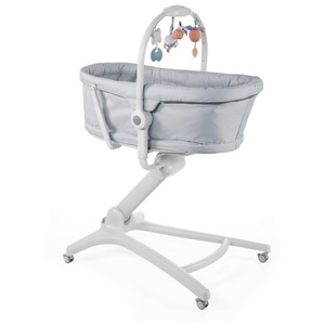 CHICCO, Chicco Kombihochstuhl »Baby Hug 4 in 1, Grey«, Stubenwagen, Liegesessel, Hochstuhl und erster Stuhl in Einem!, Chicco Wippe »Baby Hug 4 in 1«