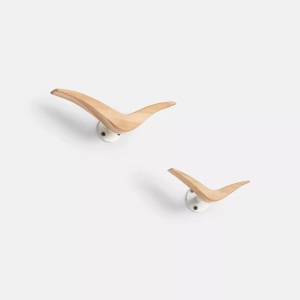 LA REDOUTE INTERIEURS, 2er-Set Kleiderhaken in Vogelform