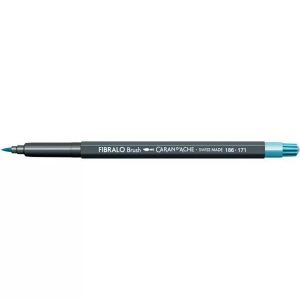 Caran d'ache, CARAN D'ACHE Classic Fibralo Brush 186.171 tuerkisblau, Caran d'Ache Classic Fibralo Brush, tuerkisblau, 186.171