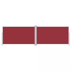 vidaXL, vidaXL Seitenmarkise Ausziehbar Rot 180x600 cm, vidaXL Seitenmarkise Ausziehbar Rot 180x600 cm