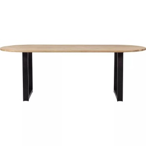 mutoni living, Esstisch Tablo Oval Eiche FSC U-Fuss, Esstisch Tablo Oval Eiche FSC U-Fuss