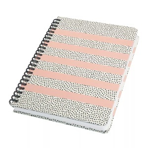 Jolie, Jolie Notizbuch Sweet Dots A5, Dot, Schwarz, Jolie Notiz-Spiralbuch, A5, SweetDots, Dot-Lineatur, 120S., JN600