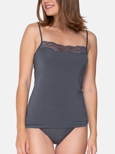 LUNA, Caraco Micro Touch Damen Grau XXL, 