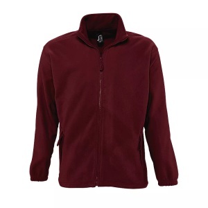 SOL's, SOLS Fleecejacke »Herren Outdoor Fleece Jacke North«, SOLS - Outdoor Fleece Jacke North, für Herren, Weinrot, Größe XL
