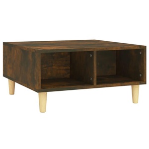 vidaXL, vidaXL Couchtisch Räuchereiche 60x60x30 cm Holzwerkstoff