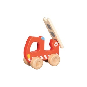 Gollnest & Kiesel KG, Goki 55880 - Feuerwehr Leiterwagen, Holz, 15 cm, Goki 55880 - Feuerwehr Leiterwagen