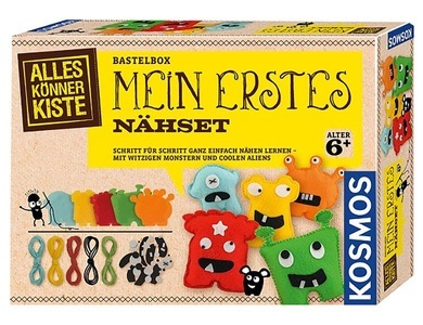 Franckh-Kosmos, KOSMOS 604394 - Mein erstes Nähset, AllesKönnerKiste, Bastelbox, Kreativ-Set ALLESKÖNNERKISTE ? MEIN ERSTES NÄHSET