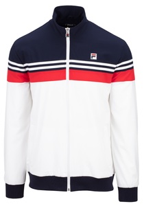 FILA, Fila Bruno Trainingsjacke Herren - Weiß, Mehrfarbig