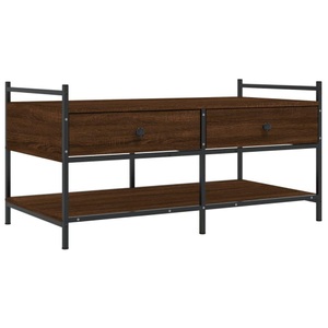 vidaXL, vidaXL Couchtisch Braun Eichen-Optik 99x50x50 cm Holzwerkstoff