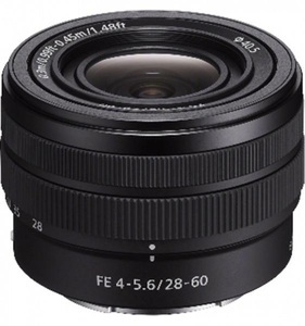 Sony, Sony FE 28-60mm f/4.5-6.0 Objektiv, Sony - FE 28â??60 mm f/4â??5,6 Hybridobjektiv schwarz, Schwarz, 28-60MM