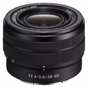 Sony, Sony FE 28-60mm f/4.5-6.0 Objektiv, Sony - FE 28â??60 mm f/4â??5,6 Hybridobjektiv schwarz, Schwarz, 28-60MM