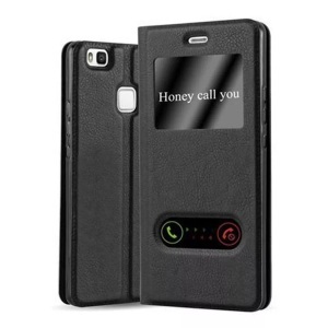 Cadorabo, Hülle für Huawei P9 LITE 2016 / G9 LITE Magnetverschluss, 2 Sichtfenstern