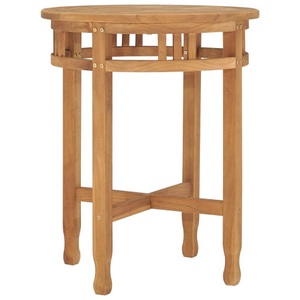 vidaXL, vidaXL Bistrotisch Ø60x60 cm Teak Massivholz, 
