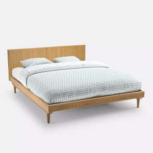 LA REDOUTE INTERIEURS, Vintage-Bett Quilda mit Lattenrost Vintage-Bett Quilda mit Lattenrost, La Redoute Intérieurs - Vintage-Bett Quilda mit Lattenrost, 160X200CM, Braun