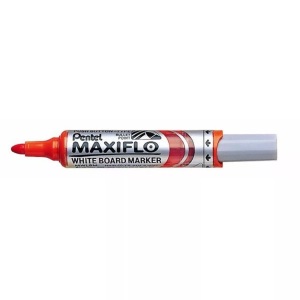 Pentel, PENTEL Whiteboard Marker 6mm MWL5M-F orange, Pentel Maxiflo, 6mm, orange, Whiteboard Marker, runde Spitze, MWL5M-F