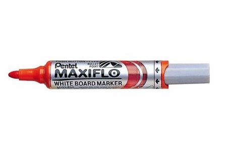 Pentel, PENTEL Whiteboard Marker 6mm MWL5M-F orange, Pentel Maxiflo, 6mm, orange, Whiteboard Marker, runde Spitze, MWL5M-F