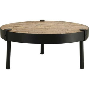 mutoni vintage, Couchtisch Target Nr. 2 Teak Weiss Metall Schwarz 74x31, Couchtisch Target Nr. 2 Teak Weiss Metall Schwarz 74x31