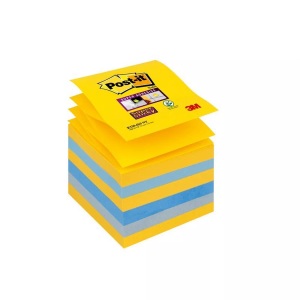 POST-IT, POST-IT Super Sticky Z-Notes 76x76mm R330-6SS-NY New York 4 Farben 6 x, 3M Post-it Super Sticky Z-Notes, 76mm x 76mm, New York, R330-6SS-NY, (4 Farben, 6 x 90 Blatt)