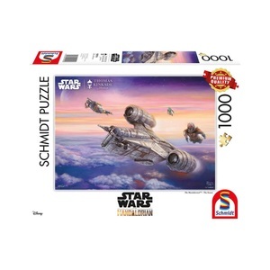 Schmidt Spiele, Puzzle Star Wars - The Mandalorian - The Escort, Lucas Film The Mandalorian The Escort (Puzzle)