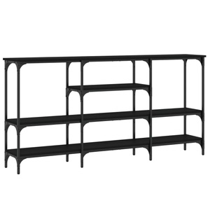 vidaXL, vidaXL Konsolentisch Schwarz 160x29x80 cm Holzwerkstoff, vidaXL Konsolentisch Schwarz 160x29x80 cm Holzwerkstoff