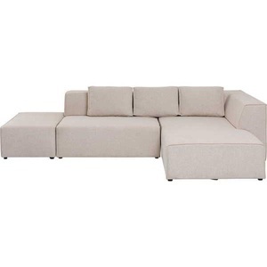 Kare Design, Ecksofa Infinity Ottomane Creme Rechts, Ecksofa Infinity Ottomane Creme Rechts