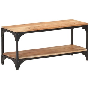 vidaXL, vidaXL Couchtisch 90x30x40 cm Massivholz Akazie, vidaXL Couchtisch 90x30x40 cm Massivholz Akazie