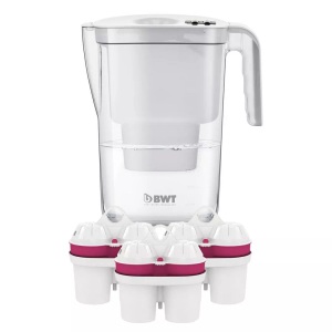 BWT, Filtrierende Karaffe 2.6 L BWT, BWT, Wasserfilterung, BWT Vida White 2.6 l manual timer 3x Mgn. Wasserfilterung, Produkte & Wohnen