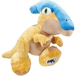 Schmidt Spiele, Schmidt Spiele Jurassic World Dominion, Dino 3, 27cm, Dominion Parasaurolophus , Kuscheltier