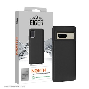 EIGER, Eiger - Google Pixel 7 North Case Premium Hybrid Schutzhülle (EGCA00433) - Schwarz, Eiger Google Pixel 7 North Cover Schwarz