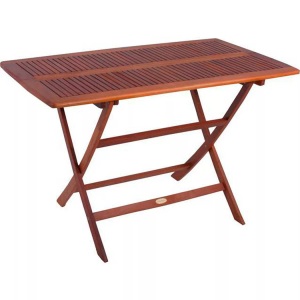 Garden Pleasure, GARDEN PLEASURE Gartentisch »ORLANDO«, Eukalyptusholz, klappbar, 120x70 cm, braun, CONTINI, Gartenmöbel, CONTINI Klapptisch ORLANDO rechteckig, Produkte & Wohnen
