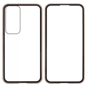 Cover-Discount, Cover-Discount - Galaxy S25 Front- & Back Panzerglas, Gold