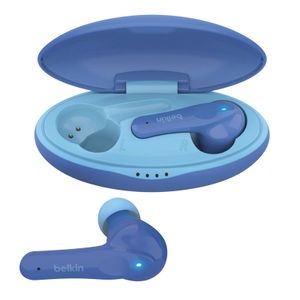 Belkin, Belkin SoundForm Nano for Kids - True Wireless-Kopfhörer mit Mikrofon - im Ohr - Bluetooth - Blau, 
