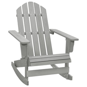 Diverse Hardware, Garten-Schaukelstuhl Holz Grau