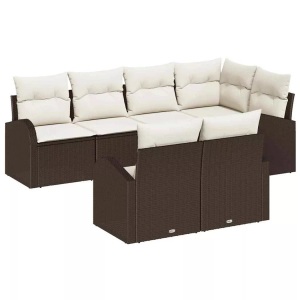 vidaXL, VidaXL - Garten-lounge-set poly-rattan, One Size, Braun