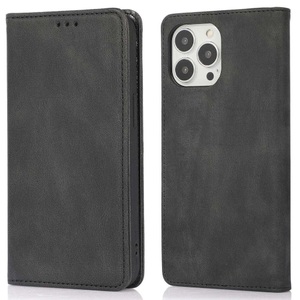 Cover-Discount, iPhone 15 Pro - Vintage Flip Case Hülle, Cover-Discount - iPhone 15 Pro Vintage Flip Case Hülle, Weiss Bunt