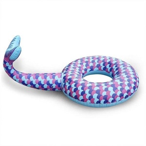 Yeaz, Yeaz - Luftmatratze Mermaid Tail - Multicolor, YEAZ - RING SERIE MERMAID TAIL Schwimmring glacier blue, One Size, Hellblau