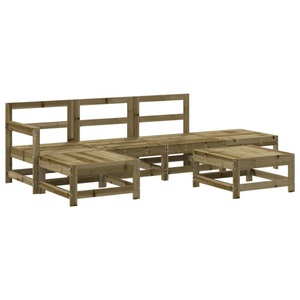 vidaXL, vidaXL 6-tlg. Garten-Lounge-Set Imprägniertes Kiefernholz, vidaXL 6-tlg. Garten-Lounge-Set Imprägniertes Kiefernholz