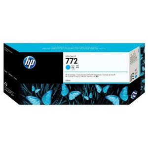 Hp, HP 772 Cyan DesignJet Druckerpatrone, 300 ml, Hewlett Packard Tintenpatrone, blau, No.772, CN636A, (300 ml)