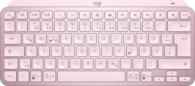 Logitech, Logitech MX Keys Bluetooth® Tastatur Deutsch, QWERTZ Rose, 
