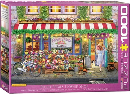 Eurographics, Eurographics 6000-5518 - Plush Petals Flowers Shop, Plüsch Blüten Blumenladen, Puzzle,, Plüsch Blüten Blumenladen (Puzzle)