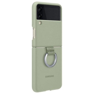 Samsung, SAMSUNG Silicone Cover - Schutzhülle mit Ring (Passend für Modell: Samsung Galaxy Z Flip3 5G), 