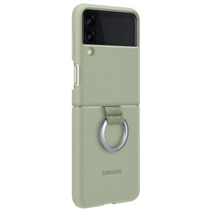 Samsung, SAMSUNG Silicone Cover - Schutzhülle mit Ring (Passend für Modell: Samsung Galaxy Z Flip3 5G), 