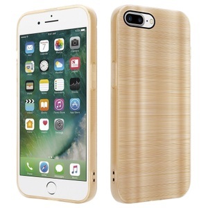 Cadorabo, Hülle für Apple iPhone 7 PLUS 7S PLUS 8 PLUS im Brushed Design, Cadorabo - Hülle für Apple iPhone 7 PLUS 7S 8 im Brushed Design, Gold