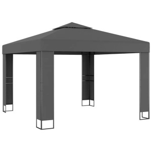 Diverse Hardware, Pavillon mit Doppeldach 3 x 3 m Anthrazit