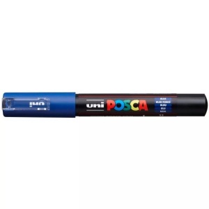 Pebeo, Pebeo Posca 0.7mm, uni-ball Posca Marker, 0.7mm, blau, PC1M blau