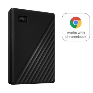 WD, WD My Passport® Externe Festplatte 6.35 cm (2.5 Zoll) 1 TB Schwarz USB 3.0, Western Digital 1 TB Festplatte Tragbar Extern My Passport USB 3.2 Typ A Automatische Sicherung, Kennwortschutz Schwarz