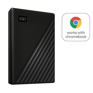 WD, WD My Passport® Externe Festplatte 6.35 cm (2.5 Zoll) 1 TB Schwarz USB 3.0, Western Digital 1 TB Festplatte Tragbar Extern My Passport USB 3.2 Typ A Automatische Sicherung, Kennwortschutz Schwarz